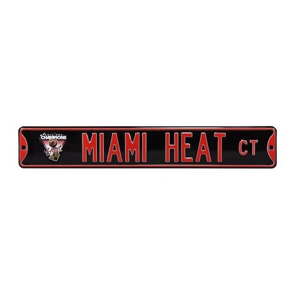 Authentic Street Signs Authentic Street Signs 38076 Miami Heat 2012 Champs Street Sign 38076